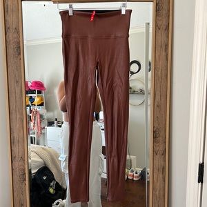 Spank brown leggings, Size M true to size